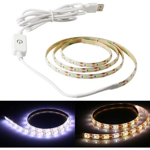 SMD 2835 Hand Sweep Motion Sensor Waterproof USB LED Strip Tape Kitchen Bed Night Lamp Under Wardrobe/Cabinet Closet Lighting