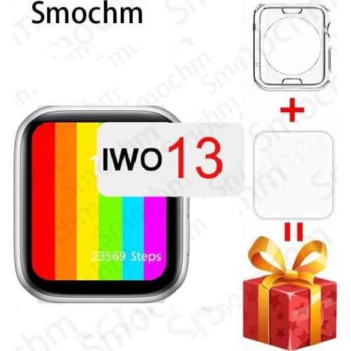 Smochm IWO 13 Pro Infinite Screen Series 6 Wireless Charger Waterproof 44MM 40MM Smart Watch Bluetooth Calling for IOS Android
