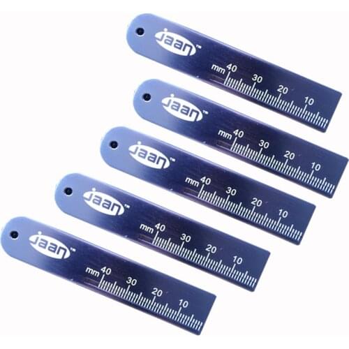 5pcs Dental Endo Rulers Span Scale Endodontic ALUMINIUM Measurement Instruments Dental Lab