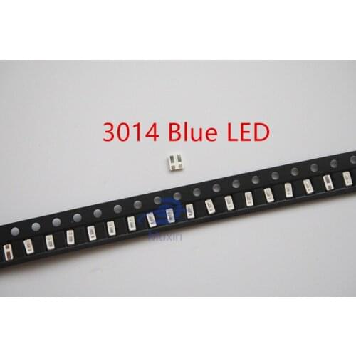 Smart Electronics 50pcs/lot Super Bright 3014 Blue Lighting SMD Led Diode