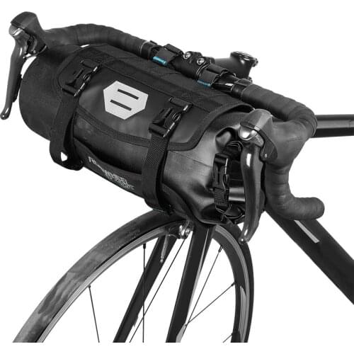 Roswheel 7L Waterproof Adjustable Capacity Bike Bicycle Cycling Handlebar Bag Pannier Detachable Dry Pack ATTACK Series