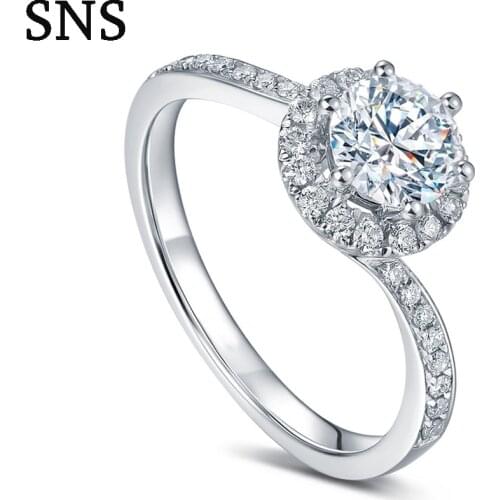 14k Solid White Gold Wedding Ring 0.3 ct Round Cut Natural Diamond Real Gold Wedding Ring for Women Solitaire with diamond