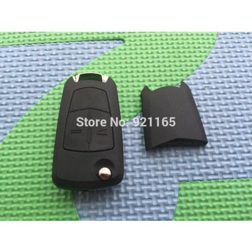 1Pcs 2 Buttons Flip Remote Folding Car Key Fob Case For Opel Vauxhall Corsa Astra Vectra Signum Shell Cover No Logo Accessories