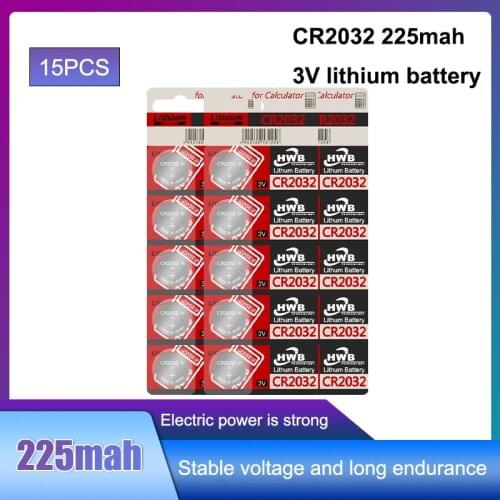 15pcs For maxell original 2032 battery cr2032 3v Button Cell Coin Lithium Batteries for Watch Computer Toy Remote Control