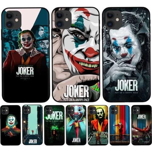 2019 joker Joaquin Phoenix movie Soft Silicone Case for iPhone XR X XS 11 Pro Max 8 8Plus 7 7Plus 6 6S Plus SE 5S Phone Cover