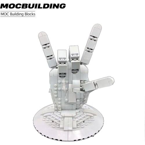Creative Series 365PCS Palm Model Building Blocks Moc Brick Kid Gift And Educational Toys For Children