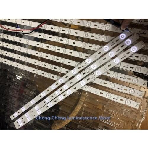 40 pieces/lot For 32inch TV K ONKA KL32GT618 LED backlight 35017727 10leds 1set=2 pieces 644mm 6v 100%NEW
