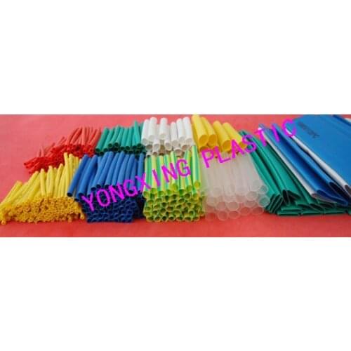501pcs/lot 1.0/1.5/2.0/2.5/3.0/5.0/6.0/7.0/10.0/13.0mm heat shrink tubing shrink ration 2:1 for wire cable
