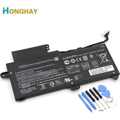 HONGHAY 35Wh 7.7V Original NU02XL Laptop Battery for HP Pavilion X360 M1 M1-U001DX HSTNN-UB6U TPN-W117 843535-541 Tablet Series