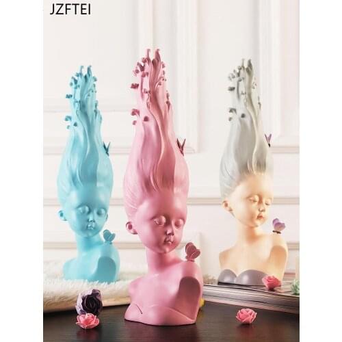 Decoration Statuettes Of Creative Resin Handsome Teenager Girl Desk Enforcement Office Of The Living Room Home Mobility Craft