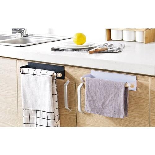 Towel Holder Wall Mount Suction Toothbrush Holder Towel Rack Organizer Bathroom Sets Hand Towel Rack Kitchen Bathroom