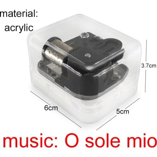 Italy song o sole mio Music Box Mechanism Musical Box Gift For Italian students friends Christmas new year kids gift toys