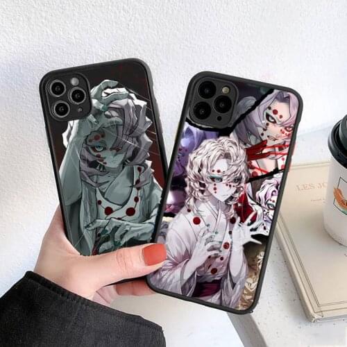 Rui Demon Slayer Kimetsu no Yaiba Phone Case matte transparent For iphone 7 8 11 12 plus mini x xs xr pro max cover