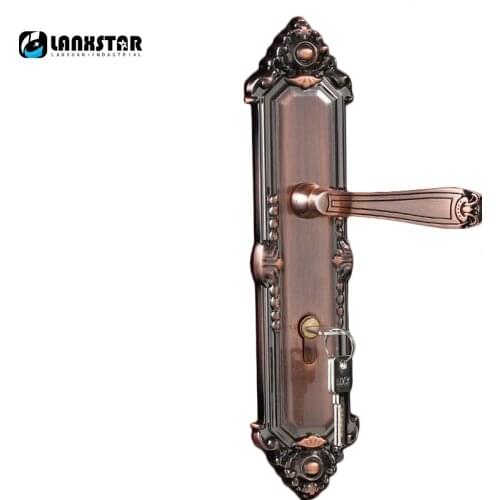 Manufacturers Wholesale Zinc Alloy Mechanical Door Locks Large Length New Design Products Mute Lockcore Handle Lock