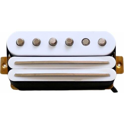 Donlis Multi Function Combined 3 Coils Humbucker Guitar Pickup in white color with splitting output wire electric guitar pickups