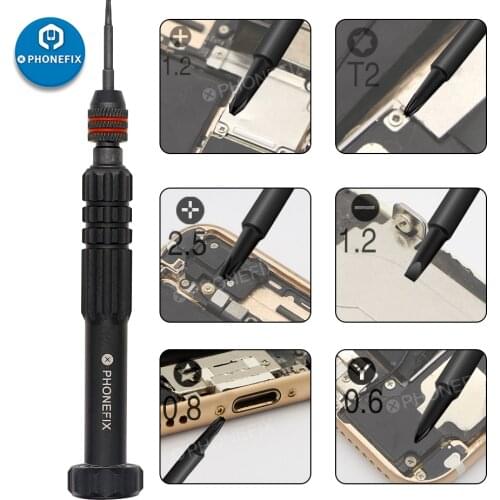 12 IN 1 Multi-Bit Screwdriver Set Phone Opening Hand Tool Pentalobe Y0.6 Phillips Torx Screw Driver Kit for iPhone 6 7 8 X 11Pro