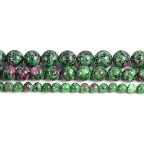 2020 New Ladies Red And Green Precious Bead Beads DIY Beads Making Gift Size 6mm / 8mm / 10mm / 12mm