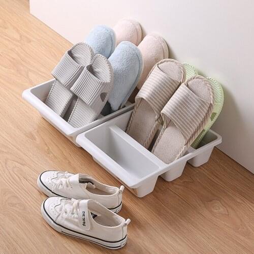 Simple Modern Nordic Style Vertical Economy Slippers Rack Space Home Shoes Storage Shoe Rack Organizer Cabinet
