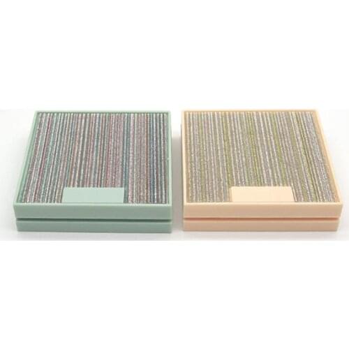 Empty Eyeshadow Lipstick Case Makeup Blusher Case Cosmetic Pressed Powder Container Mirror