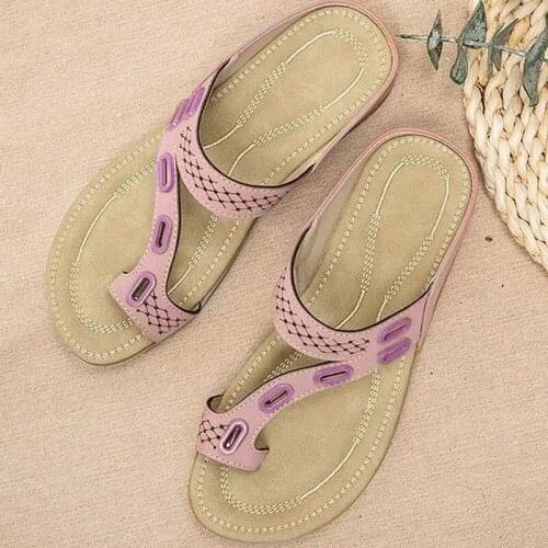 Women Sandals Non-Slip Low Heels Women Sandals Super Light WomenS Flip Flops Slip Summer Shoes Female Slides Plus Size 43