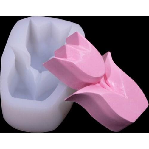 10.5*7*3.7CM DIY Sugar Craft Cake Tulip Silicone Mold Fondant Mold Cake Decorating Tools Gum Paste Mold