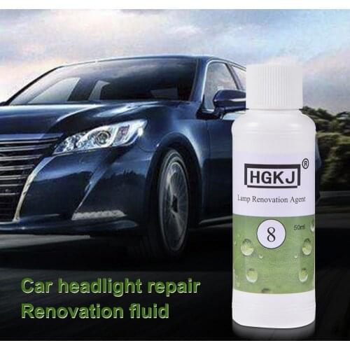 20/50ml Headlight Restoration Agent Car Headlights Polishing Evaporator Liquid Repair Scratches Headlights Car Care Maintenance