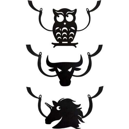 Closet Clothes Glass Mug Shelf Hanger Animal Style Toilet Paper Tissue Storage Rack Decoration Bathroom Accessories