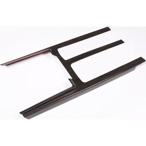 Carbon fiber Center Console Protection Panel Cover Trim For Land Rover Discovery 5 LR5 2017 2018 Car Accessories