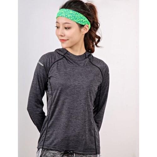 Womens Autumn Jacket Running Sweatshirt Fitness Long Sleeved Hoodies Outerwear Quick Dry Tops Jacket Woman Workout Yoga Shirt