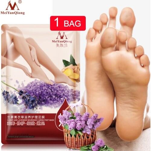 1packs Peeling Feet Mask Exfoliating Socks Baby Care Pedicure Socks Remove Dead Skin Peeling Cuticles Whitening Heel Feet Care