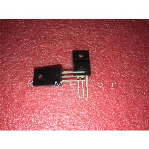 10PCS BU808DFH BU808DFP BU808 TO-220F 8A 1400V POWER DARLINGTON TRANSISTOR