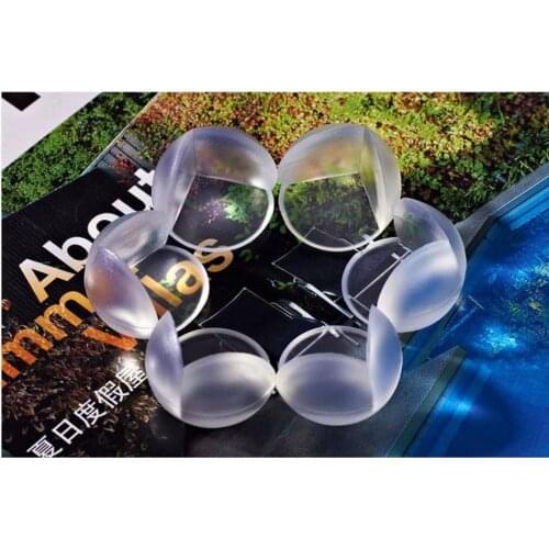 1000pcs Rubber Ball Transparent L Shape Baby Safety Silicone Corner Protector Kids Soft Clear Table Desk Edge Corner Guards
