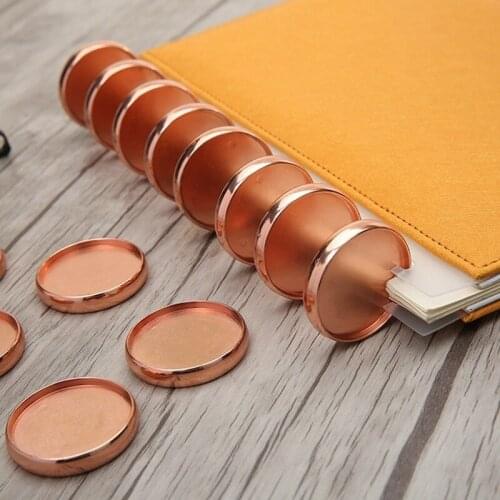 3pcs Disc Ring The Outer Diameter 30MM Metal Disc Ring Can Bind 150 Paper Notebooks Dedicated Scrapbook Decorative Disc Ring