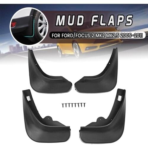 Car Mud Flaps Front Rear Mudguard Splash Guards Fender Mudflaps For Ford/Focus 2 MK2 MK2.5 Saloon Sedan 2005-2011