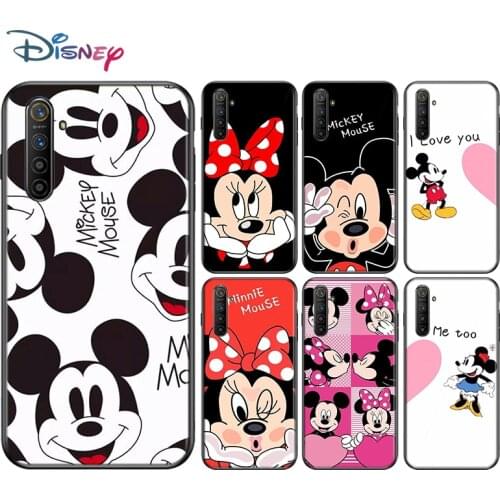 Black Soft Disney Mickey and Minne BFF For OPPO F5 F7 F9 F11 F15 F17 R9S R15 R15X R17 RX17 K1 K3 K5 Pro Neo Phone Case