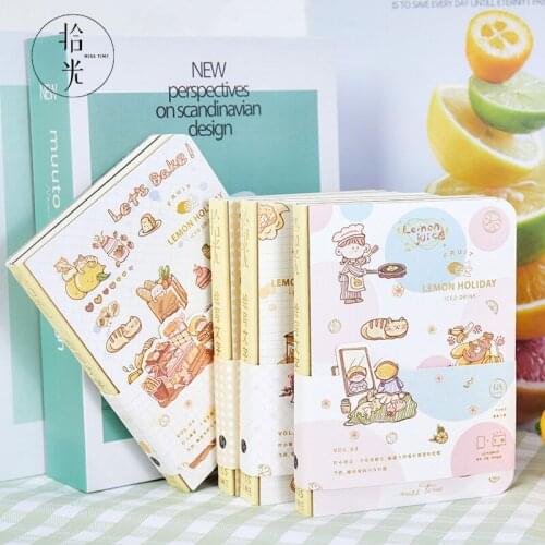 Diary School Journal Notebooks Barato DIY Scrapbooking Cute Planner Notebook for Students Office Stationery Supplies Noot Book