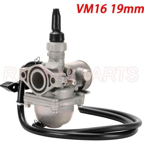 Free Shipping Mikuni VM16 PZ19 Hand Choke 19mm Carburetor Dirt Bike 50cc 70cc 110cc ATV Performance Carburetor Part