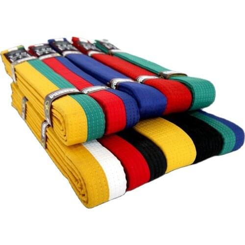 Colorful Taekwondo Belt Colorful Belt Karate Judo Martial Belt for Adult and Kids Men Women