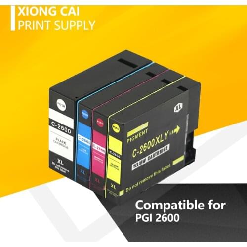 2020 new fashion For Canon PGI-2600 Compatible ink Cartridge PGI 2600 2600XL MAXIFY Ib4060 MB5060 MB5360 MB5160 MB5460 printer