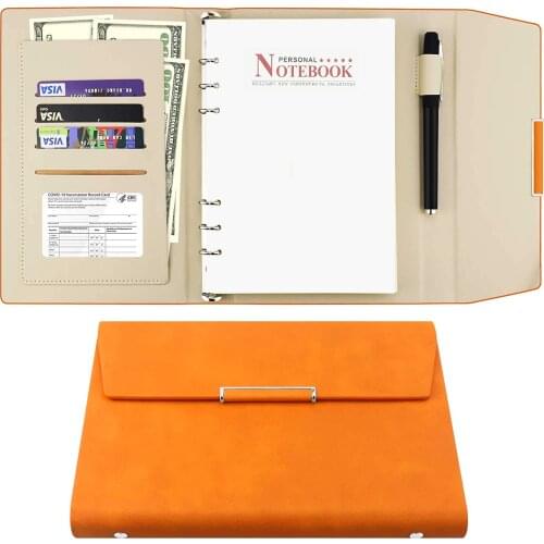 2021 New Binder Notebook Pu Leather Bible Notepad Folder A5 B5 Diary Weekly Planner Agenda Planner Note Books Travel Journal