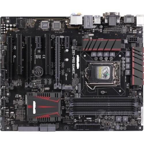 Original motherboard ASUS Z97-PRO GAMER DDR3 LGA 1150 USB2.0 USB3.0 for I3 I5 I7 CPU 32GB Z97 Desktop motherboard Free shipping