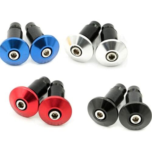 7/8 "22mm Brand New Motorcycle CNC Handlebars Cap Handlebar Grips Bar Ends for Honda Yamaha Kawasaki Suzuki Ducati Triumph KTM