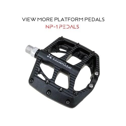 Shanma NP-1 High-Strength Nylon Foot Plate Mountain Bike Bearing Pedal Overseas Bicycle Pedal