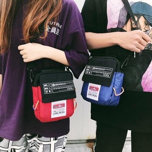 New Fashion Unisex Handbags Multifunctional Retro Nylon Panelled Shoulder Messenger Bags Women Hip hop Waist Packs Bags Tote