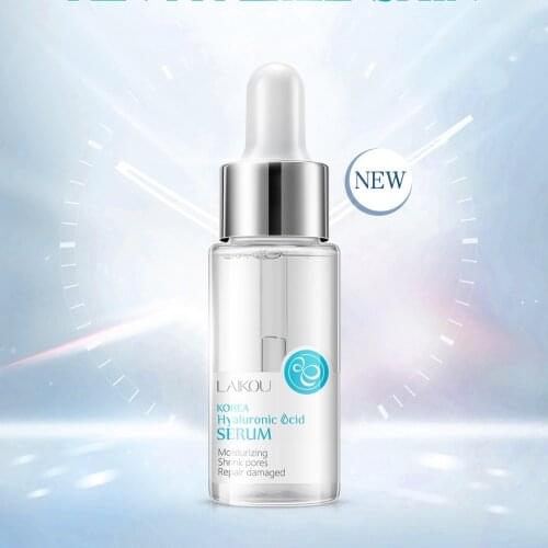 Hyaluronic Acid Face Serum Anti-Aging Shrink Pore Whitening Moisturizing Essence Face Cream Dry Skin Care