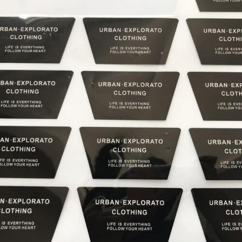 Heat transfer sticker custom logo label heat transfer print for t shirts