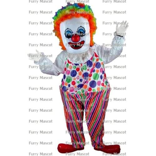 Clown (2) Christmas Cosplay Unisex Cute Newly Mascot ostume Suit Cosplay Party Game Dress Outfit Adult Gift A