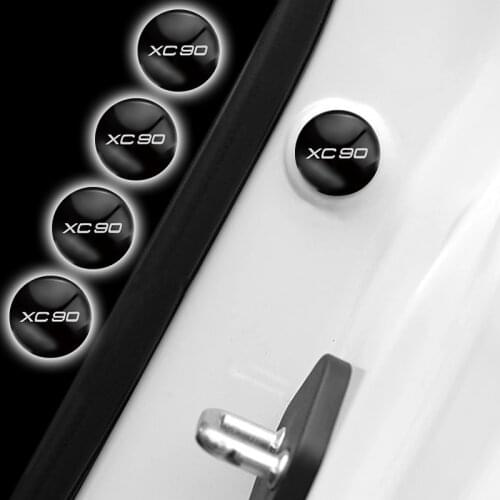 Car Door Shock Stickers Absorber Soundproof Pad For Volvo XC90 2010-2021 Silicone Buffer Decoration Stickers