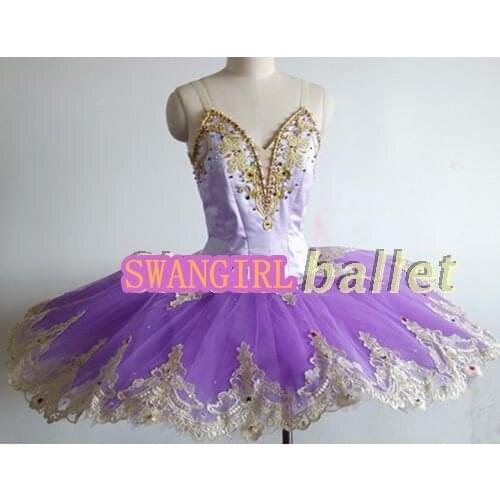 Purple flower fairy ballet stages costumes sleeping Beauty variations professional tutu Raymonda tutu nutcracaker cotumes SB0058