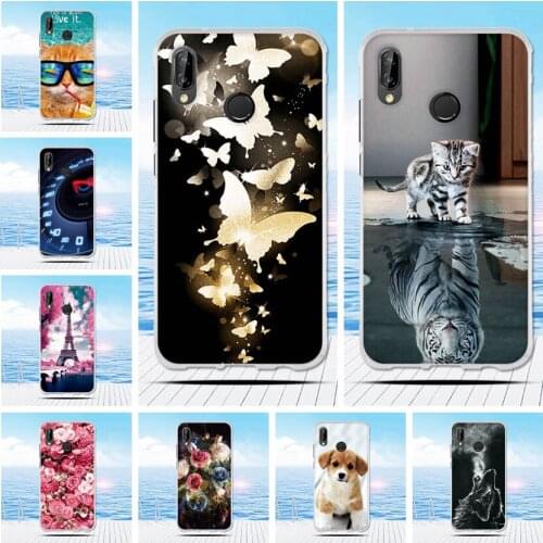 5.84" Huawei P20 Lite Case Cover Soft Silicone TPU Cover For Huawei Nova 3e Back Protective Phone Case Huawei P20 Lite Coque